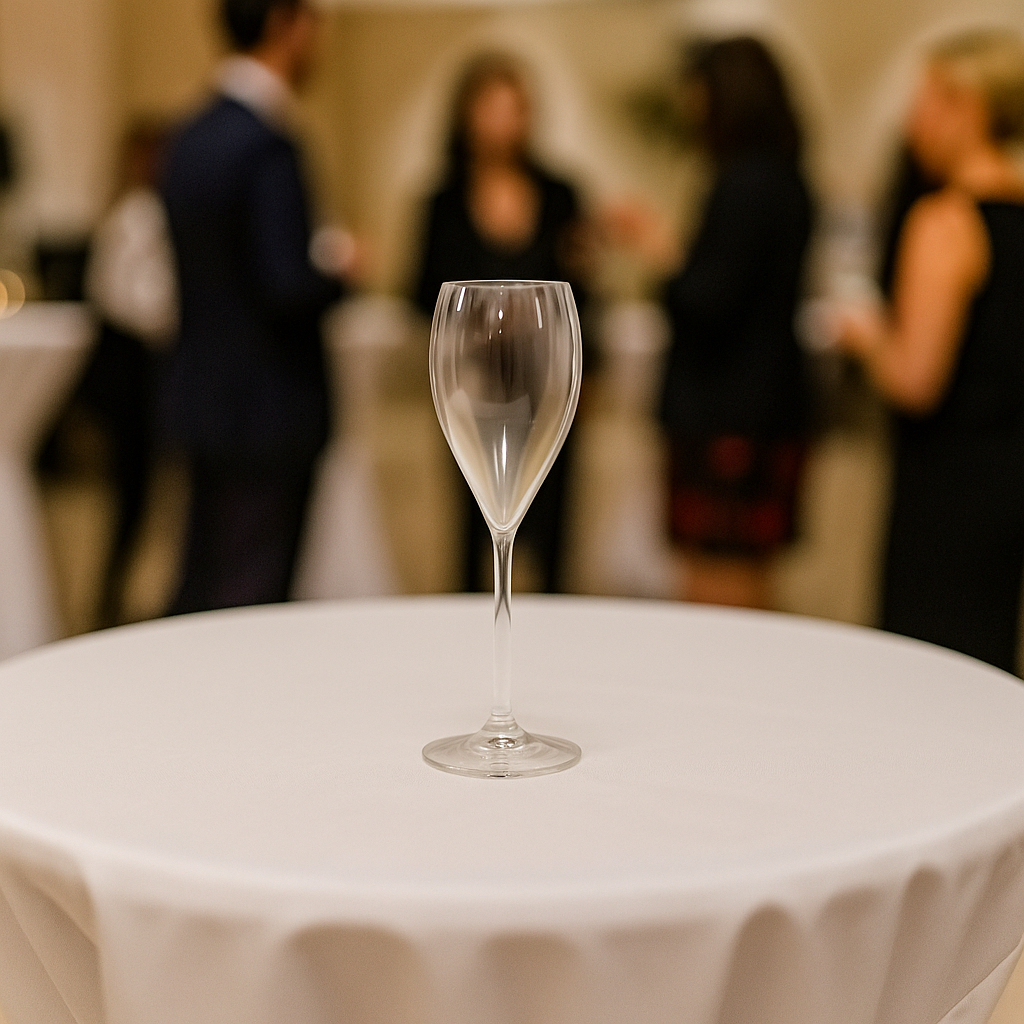 Flûte à Champagne transparente x6